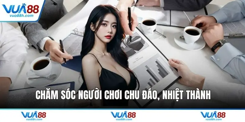 Chăm sóc người chơi chu đáo, nhiệt thành